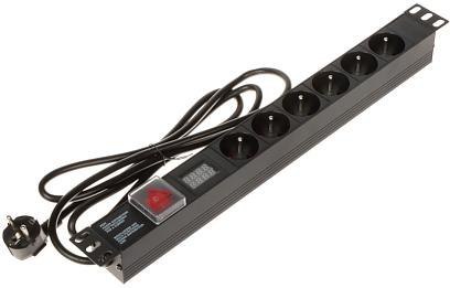 Listwa zasilająca 6 gniazd PD-6/R-VA DELTA