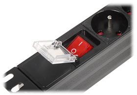 Listwa zasilająca 7 gniazd PD-7/R-N DELTA