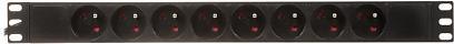 Listwa zasilająca 8 gniazd PD-8/R/IEC-N DELTA