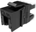Moduł Keystone szybkozaciskowy narzędziowy SOLARIX Cat.6 UTP RJ45 czarny SOLARIX