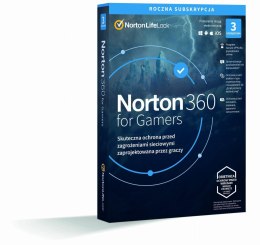 Norton 360 for Gamers BOX PL 3-urządzenia, 12-miesięcy NORTON