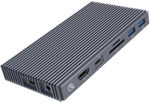 Orico Stacja dokująca z obudową M.2 NVMe, aktywna PD 100W, HDMI 2.0, audio, RJ-45, czytnik kart ORICO