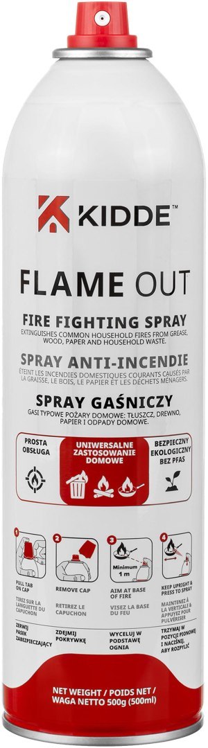 Spray gaśniczy KIDDE FlameOut 500 ml KIDDE