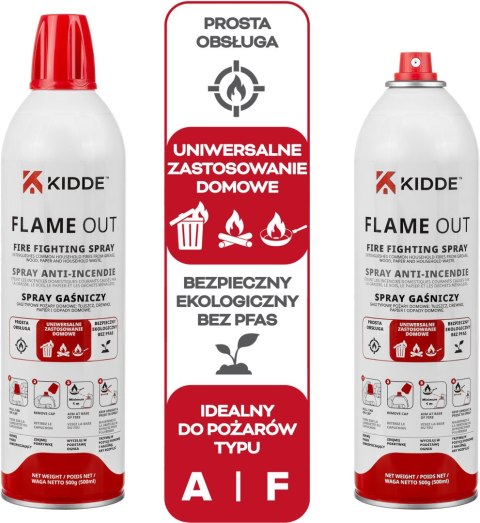 Spray gaśniczy KIDDE FlameOut 500 ml KIDDE