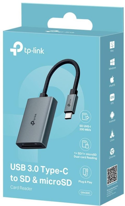 ADAPTER TP-Link UA430C SD/microSD na USB 3.0 Type C TP-LINK