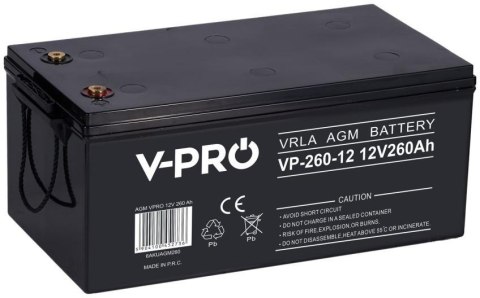Akumulator VOLT POLSKA AGM VPRO 12V 260Ah VOLT POLSKA