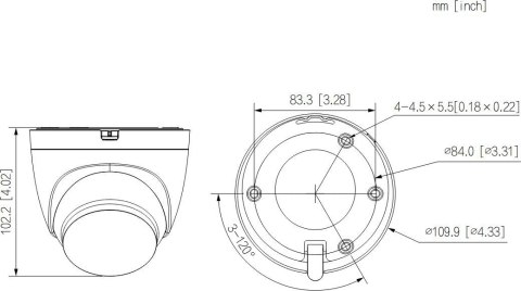 Kamera IP Dahua IPC-HDW1539DA-SW-PV-0280B DAHUA