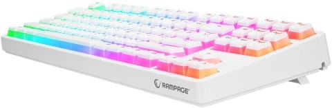 Klawiatura przewodowa Rampage TKL GHOST biały INNY