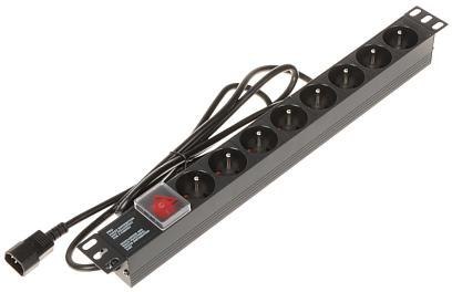 Listwa zasilająca 8 gniazd PD-8/R-IEC DELTA