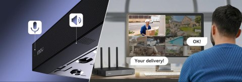 Rejestrator IP Imou NVR-N110-8A0E-P 10- kanałowy IMOU