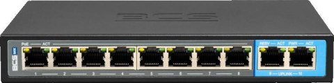 Switch PoE BCS BASIC BCS-B-SP08G02G BCS
