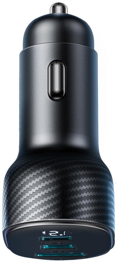 Ładowarka samochodowa Joyroom JR-CCD04 30W 4A 2x USB-C 1x USB-A PD QC 3.0 JOYROOM