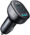 Ładowarka samochodowa Joyroom JR-CCD04 30W 4A 2x USB-C 1x USB-A PD QC 3.0 JOYROOM