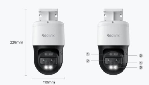 Kamera IP Reolink Trackmix Series P760 POE obrotowa 8MP REOLINK