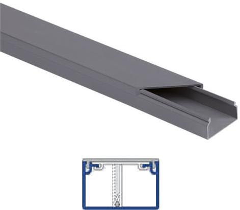 Listwa elektroinstalacyjna kpl. SZARY SLS 40x25 2m (PACZKA 10szt.) STASIŃSKI SP. Z O.O.