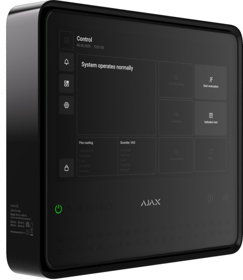 Ajax EN54 Fire Hub Jeweller - black AJAX SYSTEMS