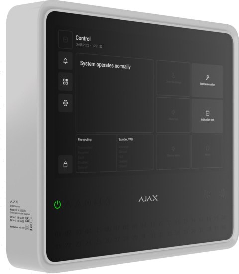 Ajax EN54 Fire Hub Jeweller - white AJAX SYSTEMS