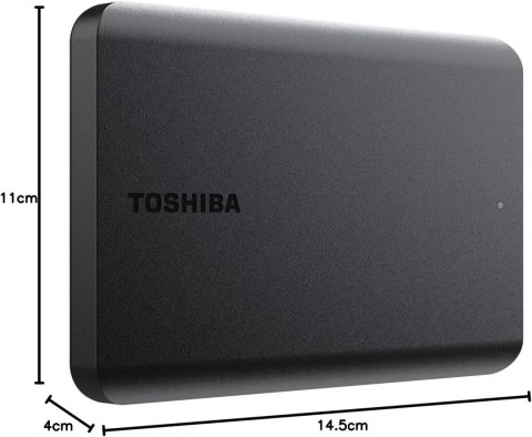 Dysk Zewnętrzny TOSHIBA CANVIO BASICS 2.5inch 2TB External HDD USB 3.2 Gen 1 black TOSHIBA