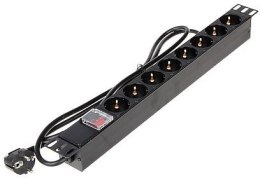 Listwa zasilająca 8 gniazd PD-8/RACK-N DELTA