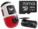 Wideorejestrator 70mai X800 Dash Cam 4K Dual Omni Set RED + karta pamięci 70mai 128GB 70MAI