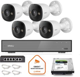 Zestaw monitoringu Imou 4x kamera PS3E-8Q0 8MP POE IMOU