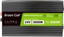 PRZETWORNICA NAPIĘCIA Green Cell PowerInverter LCD 24V / 230V 3000/6000W CZYSTA SINUSOIDA GREEN CELL