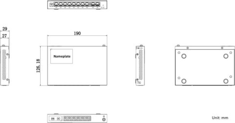Switch router Hikvision DS-3WG210GP-SI HIKVISION