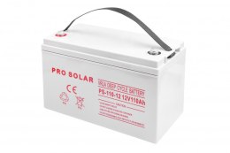 AKUMULATOR VOLT POLSKA DEEP CYCLE VPRO SOLAR 12V 110 Ah VRLA BEZOBSŁUGOWY VOLT POLSKA