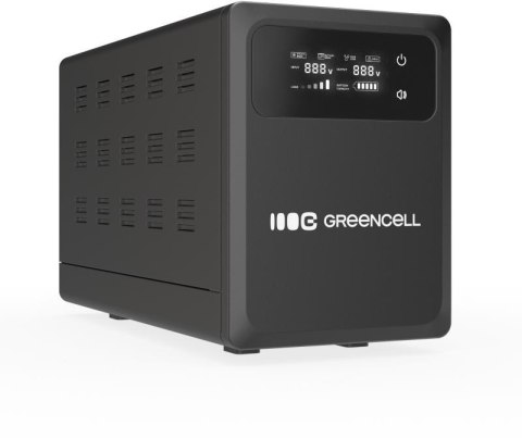 UPS ZASILACZ AWARYJNY Greencell PowerCore 800VA 500W AVR 12VDC LCD GREEN CELL