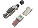 WTYK MODULARNY KONEKTOR PRZEMYSŁOWY SAMOZACISKOWY SOLARIX RJ45 CAT.6A STP 8P8C 1szt SOLARIX