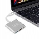 Adapter Przejściówka ZENWIRE 3w1 MHL HUB USB C HDMI 4K BYL-2008N ZENWIRE