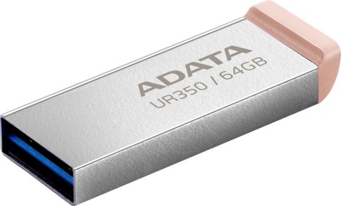 Adata Pendrive UR350 64GB USB3.2 Gen1 Metal brązowy ADATA