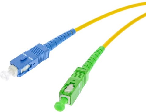 PATCHCORD ŚWIATŁOWODOWY SM SC/UPC-SC/APC SIMPLEX 1m OPTIX