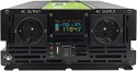 PRZETWORNICA NAPIĘCIA Green Cell PowerInverter LCD 12V / 230V 2000W/4000W CZYSTA SINUSOIDA GREEN CELL
