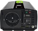 PRZETWORNICA NAPIĘCIA Green Cell PowerInverter LCD 12V / 230V 500W/1000W CZYSTA SINUSOIDA GREEN CELL