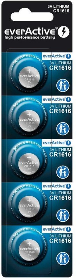 Bateria CR1616 everActive (blister 5 szt.) EVERACTIVE