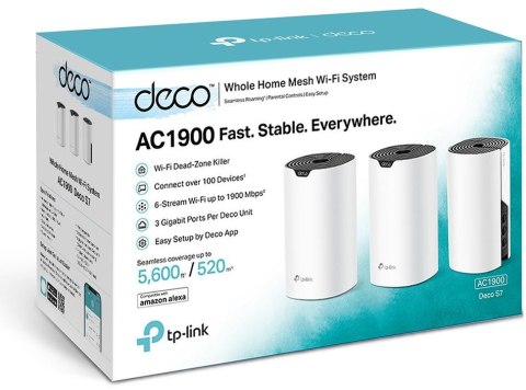 DOMOWY SYSTEM MESH WIFI TP-LINK Deco S7(3-pack) TP-LINK