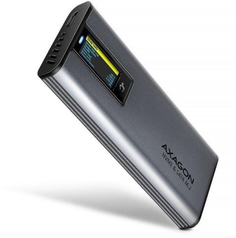 Obudowa dysku M.2 AXAGON EEM2-SD2 USB-C 3.2 Gen 2 M.2 NVMe SATA AXAGON