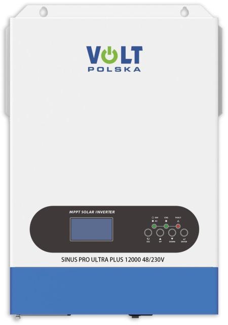 Przetwornica Inwerter solarny Volt Polska SinusPro ULTRA PLUS 12000 48/230V (6200/12000W) Wi-Fi + 12 VOLT POLSKA