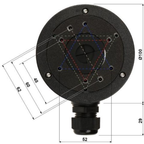 UCHWYT KAMERY STG-1280ZJ-XS(BLACK) INNY-D