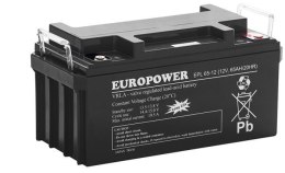 Akumulator AGM EUROPOWER serii EPL 12V 65Ah (Żywotność 15 lat) EUROPOWER