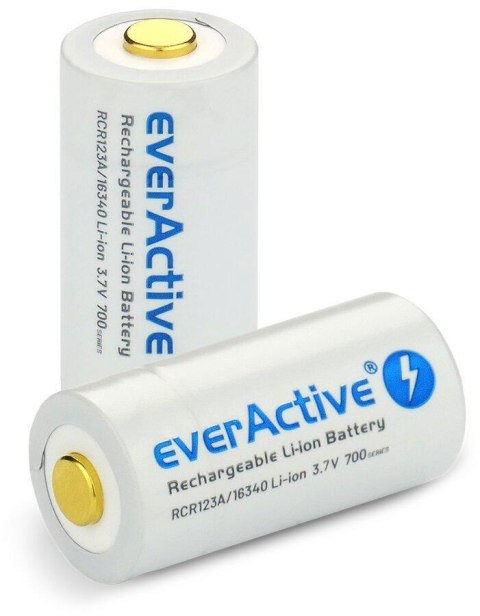 Akumulatorek 16340 / R-CR123 3,7V everActive 700mAh (1 szt.) z zabezpieczeniem EVERACTIVE
