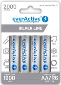 Akumulatorki AA / R6 Ni-MH everActive 2000mAh Silver Line (box 4 szt.) EVERACTIVE