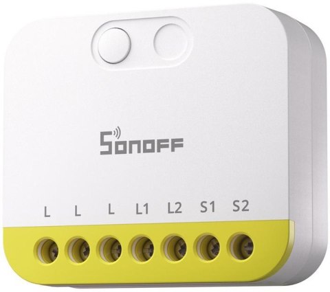 Dwukanałowy mini przełącznik bez N Sonoff MINI-ZB2GS-L ZigBee SONOFF