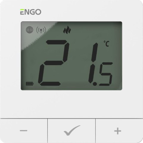 ENGO Controls Inteligentny zestaw ogrzewania Biały (E25-BATW-4 + ETRV-M30) ENGO CONTROLS