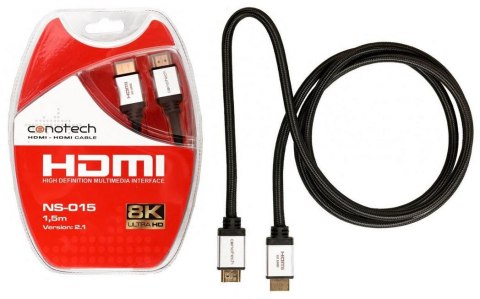 Kabel Hdmi Conotech NS-015 8K ver. 2.1 - 1,5m CONOTECH