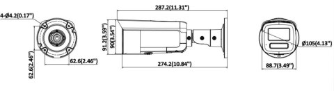 Kamera IP Hikvision 16MP DS-2CD2T166G3-IS2UY/SL(2.8mm)(eF) HIKVISION