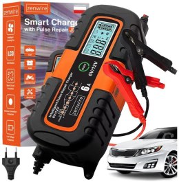 Ładowarka Prostownik Akumulatorowy Samochodowy z Funkcją Naprawy AGM 6V 12V Zenwire JMD-6S ZENWIRE