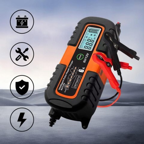 Ładowarka Prostownik Akumulatorowy Samochodowy z Funkcją Naprawy AGM 6V 12V Zenwire JMD-6S ZENWIRE