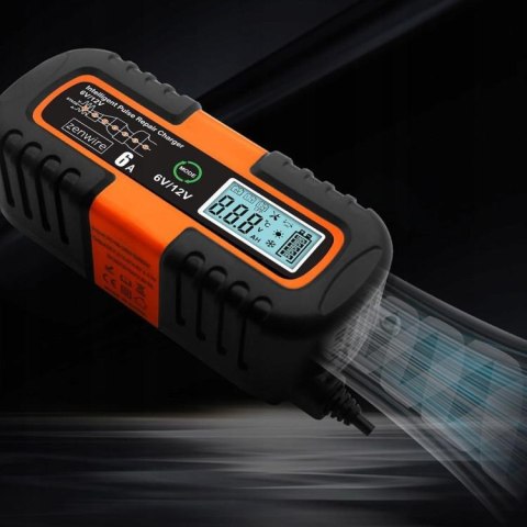 Ładowarka Prostownik Akumulatorowy Samochodowy z Funkcją Naprawy AGM 6V 12V Zenwire JMD-6S ZENWIRE